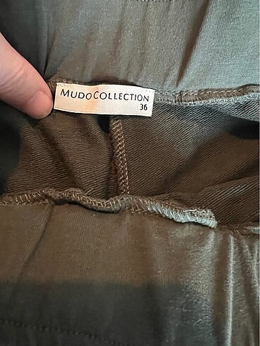Haki renk mudo pantolon - Görsel 3