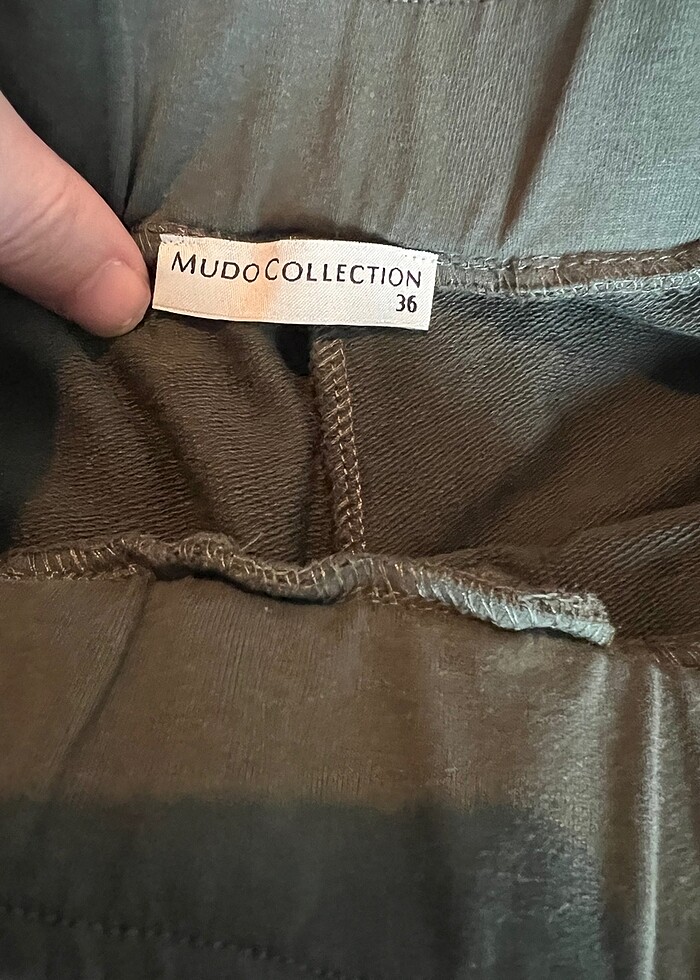 Haki renk mudo pantolon - Görsel 3