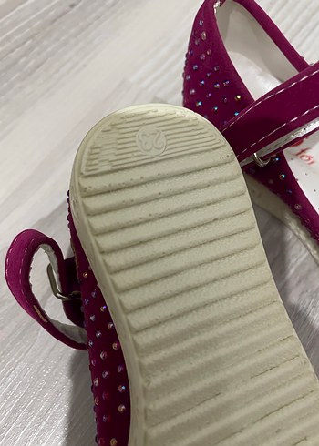 Kız Çocuk Pembe Payetli Babet Ayakkabı - Görsel 3