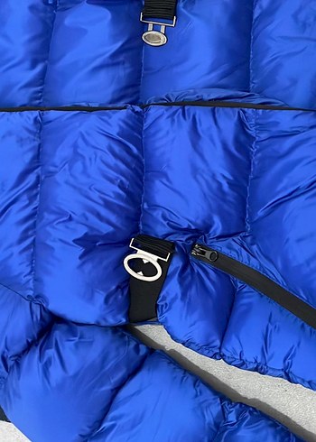 Mavi Kemerli kadın Kayak Montu - Görsel 4