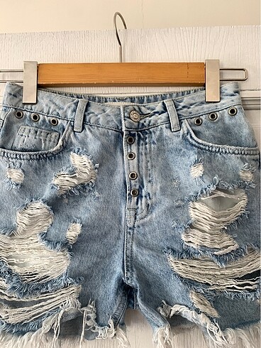 36 Beden Stradivarius marka kot yuksek bel sprt