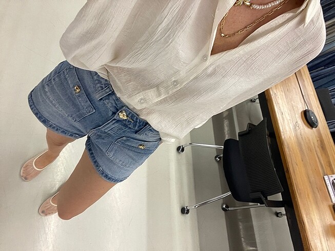Diğer Denim sort