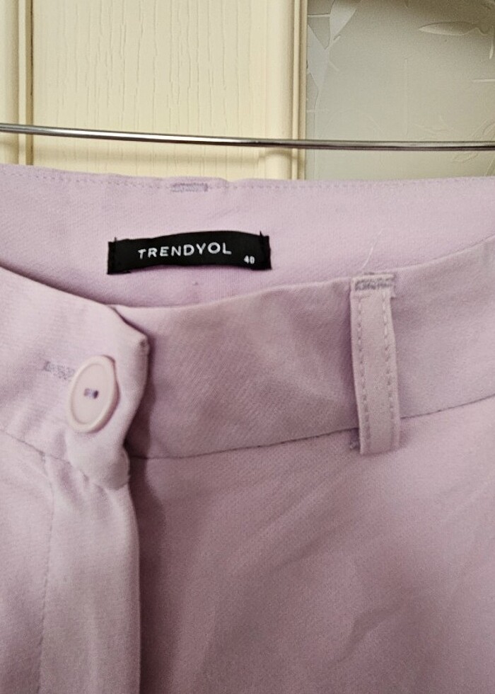 Trendyol milli lila rengi pantolon - Görsel 2