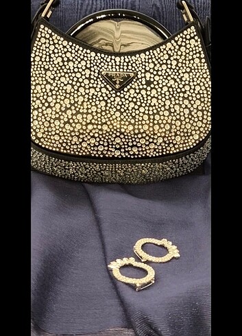 SA TIL DI Prada taşlı çanta - Görsel 5