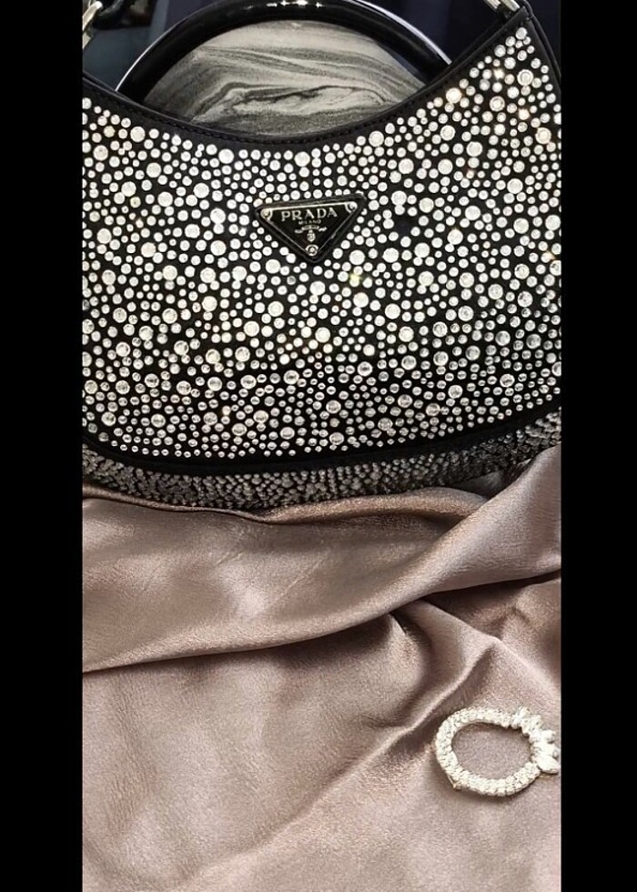 SA TIL DI Prada taşlı çanta - Görsel 4