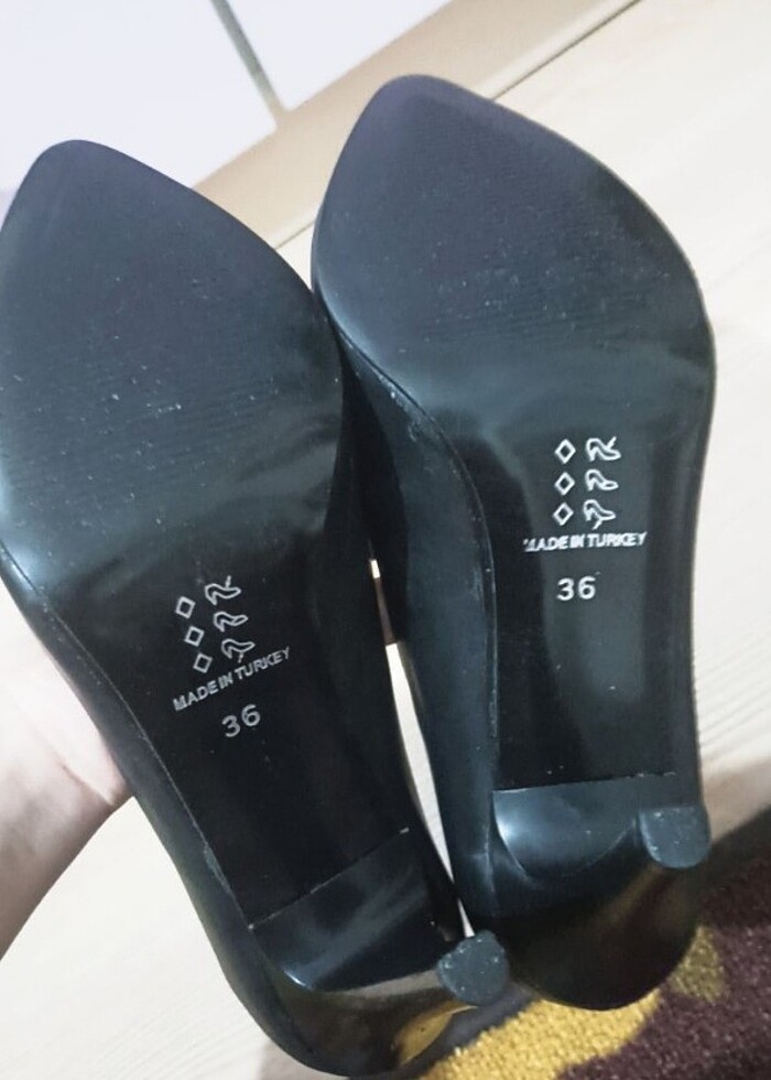 Siyah stiletto - Görsel 3