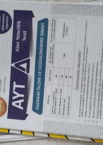tyt AYT deneme - Görsel 7