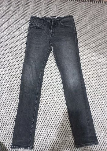 Gri Erkek Denim Kot Pantolon - Görsel 5