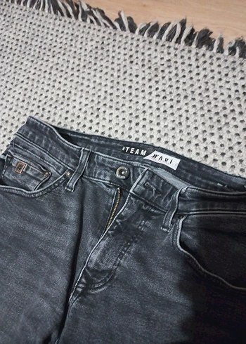 Gri Erkek Denim Kot Pantolon - Görsel 3