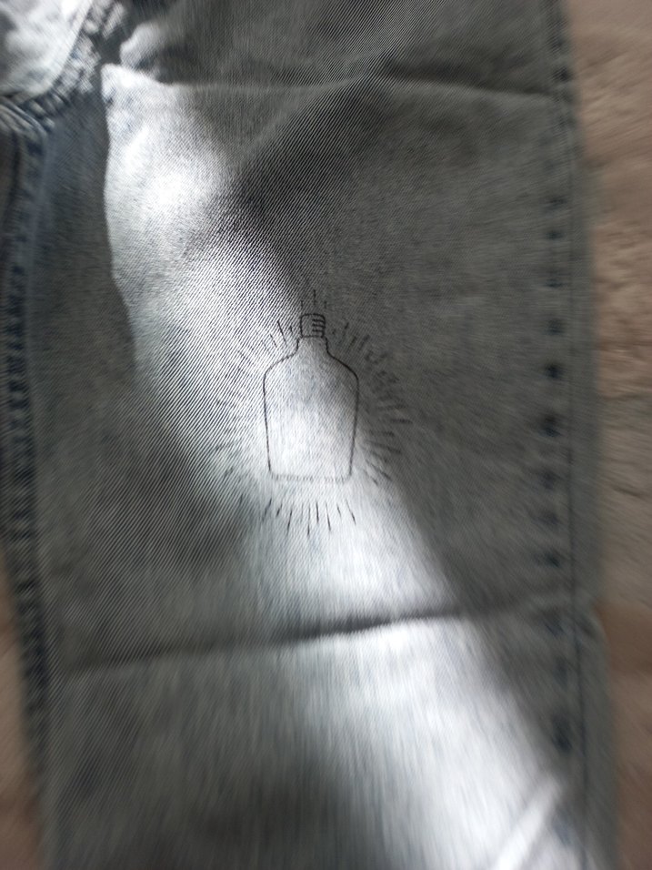 Gri Bol Kesim Midi Kadın Denim Pantolon - Görsel 2