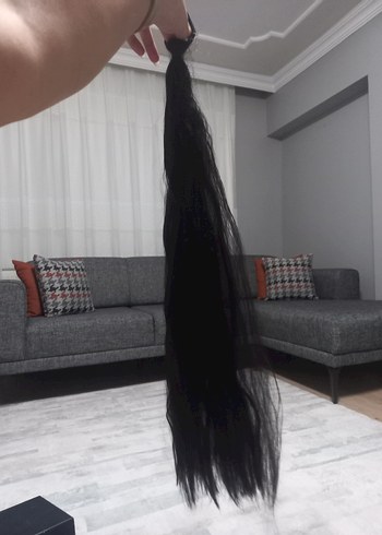 Takma at kuyruğu lastik tokalı - Görsel 5