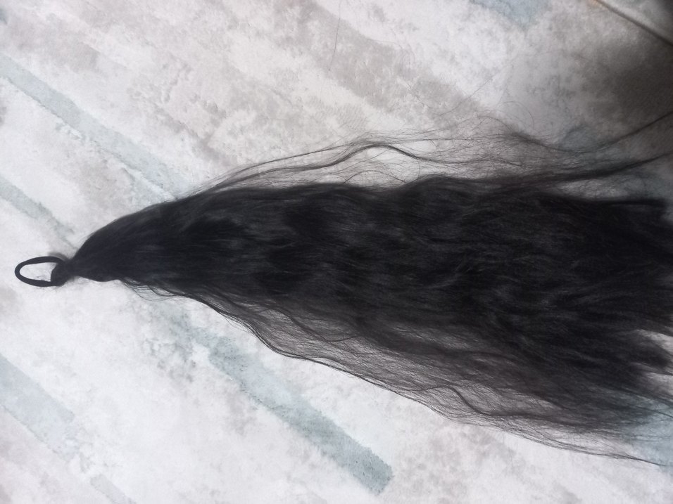 Takma at kuyruğu lastik tokalı - Görsel 2
