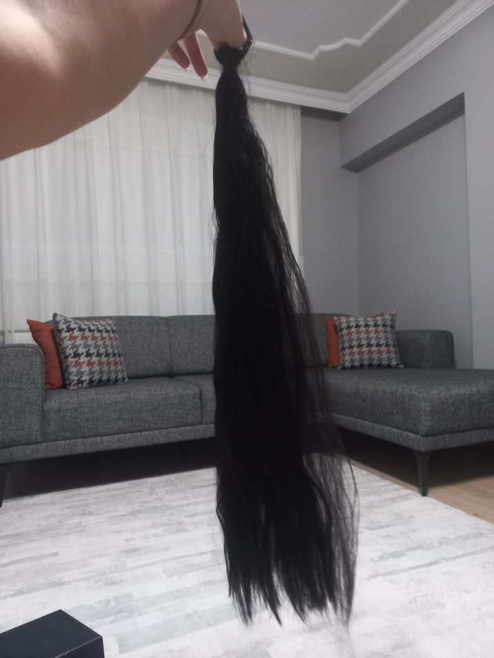 Takma at kuyruğu lastik tokalı - Görsel 5