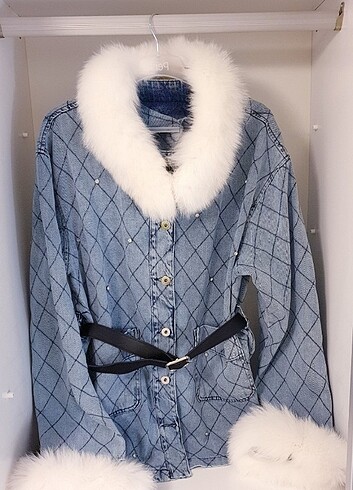 Balenciaga TAŞLI DENİM MONT 