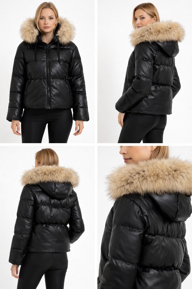 Kapüşonlu Mont - Görsel 2