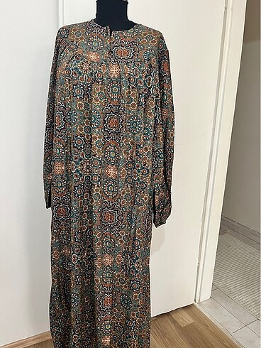 Anne robalı elbise büyük beden