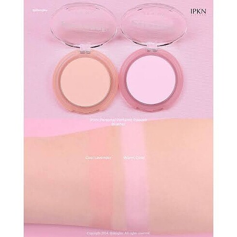 Ipkn personal powder blusher Kore - Görsel 5