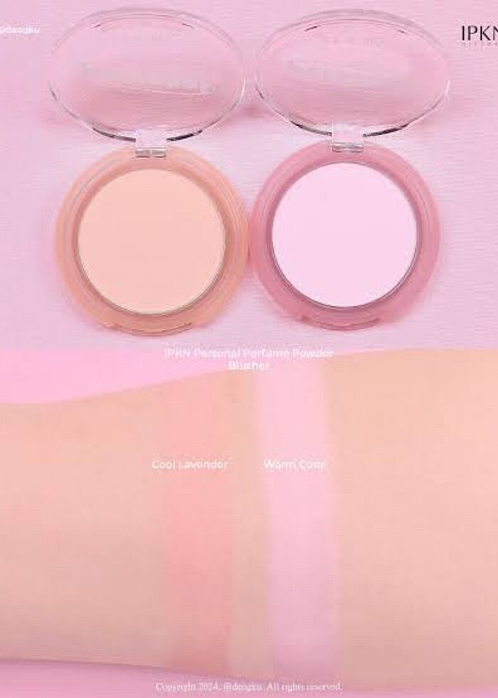 Ipkn personal powder blusher Kore - Görsel 5