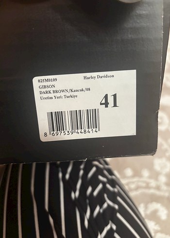 Harley Davidson Kahverengi Süet Unisex 41 numara bot - Görsel 3
