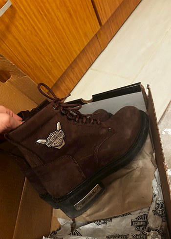 Harley Davidson Kahverengi Süet Unisex 41 numara bot - Görsel 2