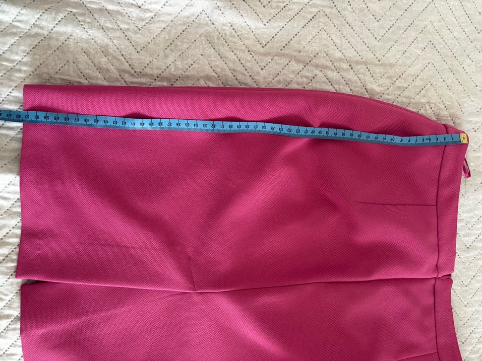 Pembe Diz Üstü Etek - Görsel 3