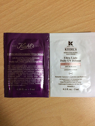 Kiehls Şampuan, Krem, CC krem, serum