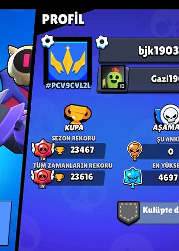  26.5 k brawl stars hesap