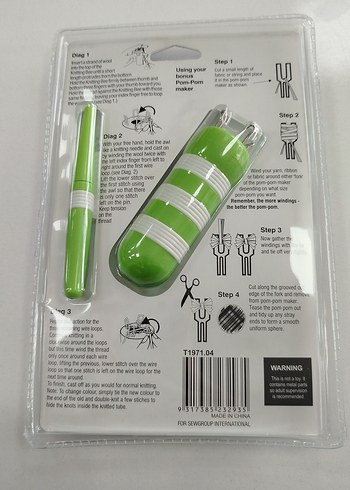 Üçlü Ponpon Yapıcı ve Örgü Aracı Seti - Görsel 2