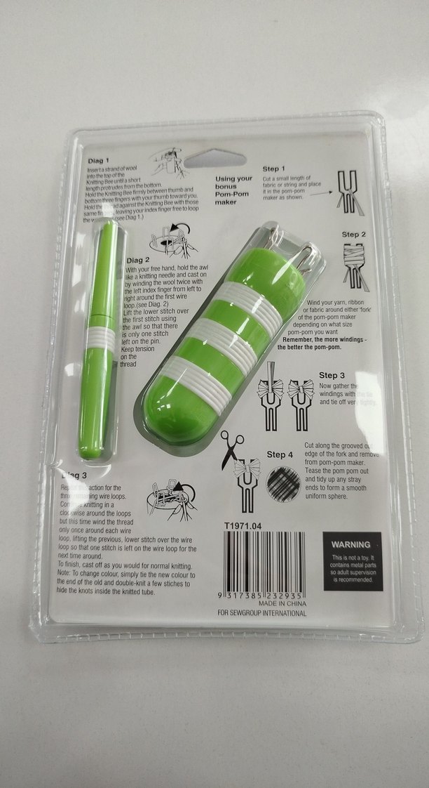 Üçlü Ponpon Yapıcı ve Örgü Aracı Seti - Görsel 2