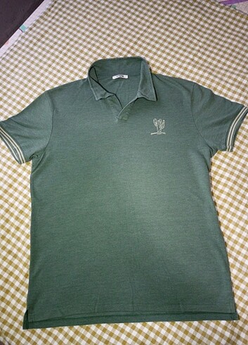 Yeşil polo yaka 