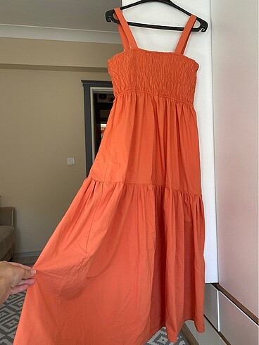 xl Beden Elbise #elbise #etek #gömlek #defacto #turuncu #yazlık #temiz #e