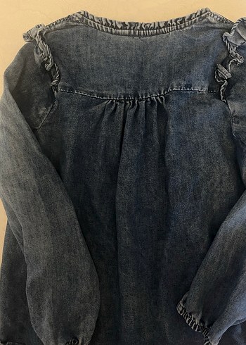 H&M kız çocuk kot gömlek - Görsel 5