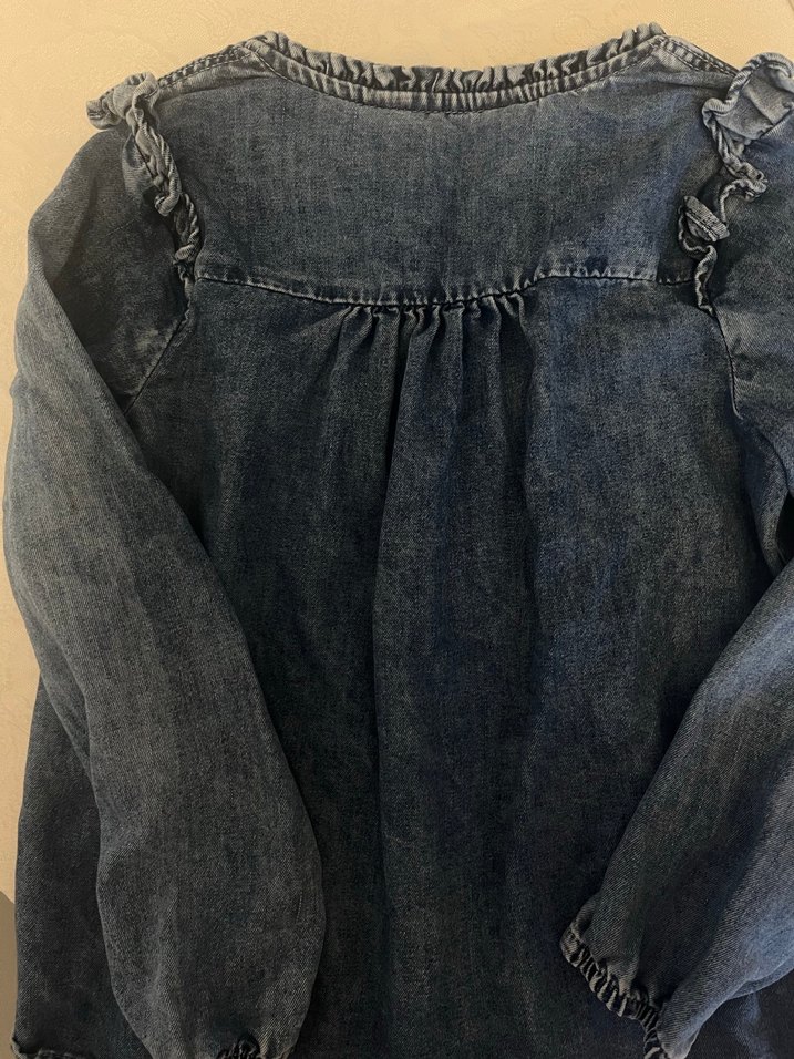 H&M kız çocuk kot gömlek - Görsel 5