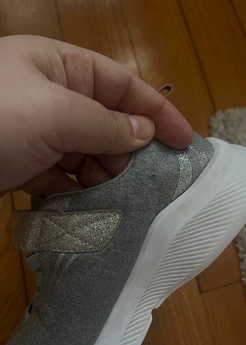 SATILDI!!!Kız Çocuk Gri Skechers Spor Ayakkabı - Görsel 6