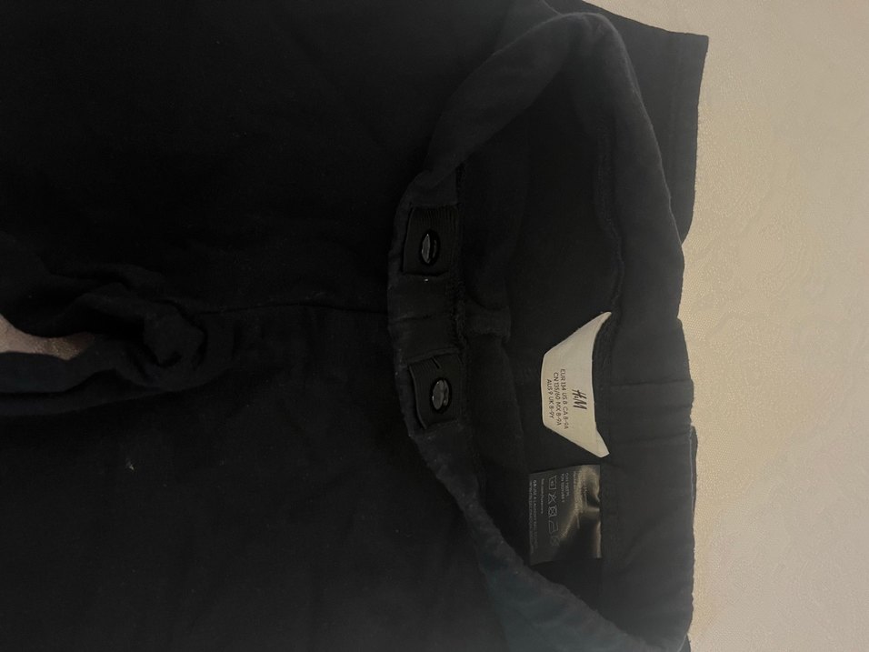 Siyah dizleri kalpli H&M kız çocuk tayt - Görsel 2