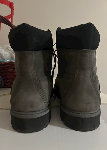 Gri Renk Nubuk Deri Timberland Orijinal Erkek 44 No Bot - Görsel 3