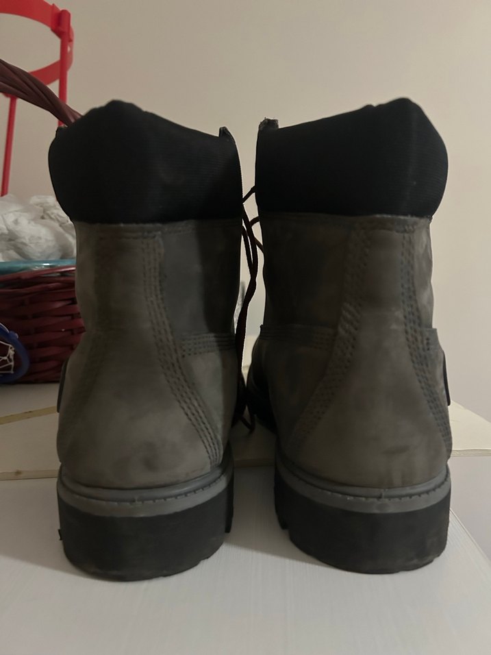 Gri Renk Nubuk Deri Timberland Orijinal Erkek 44 No Bot - Görsel 3