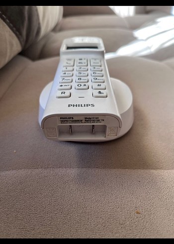 Philips Beyaz Kablosuz Telefon - Görsel 3