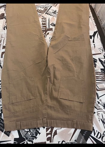 YURT DIŞINDAN ALINMA SIFIR ETİKETLİ KETEN PANTOLON - Görsel 3