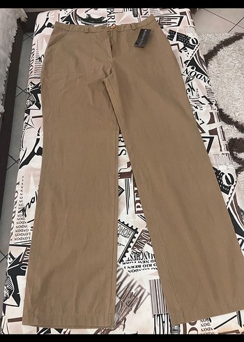 Zara YURT DIŞINDAN ALINMA SIFIR ETİKETLİ KETEN PANTOLON