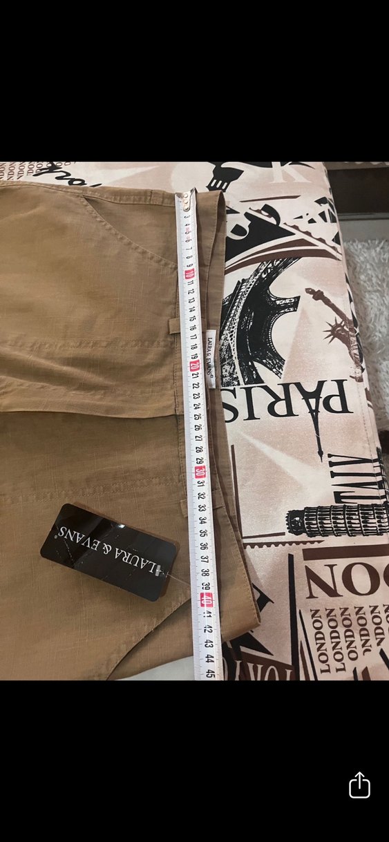 YURT DIŞINDAN ALINMA SIFIR ETİKETLİ KETEN PANTOLON - Görsel 4