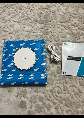 Beyaz WiFi Kablosuz Telefon Şarj Cihazı - Görsel 2