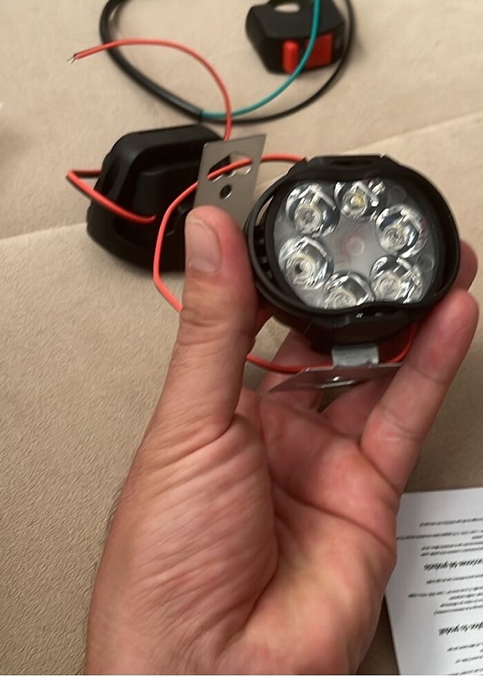 MOTOSİKLET SİS FARI TAKIMI - Görsel 2