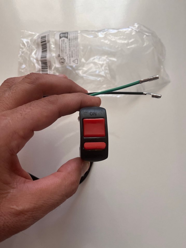 MOTOSİKLET SİS FARI DÜĞME-ANAHTAR - Görsel 2