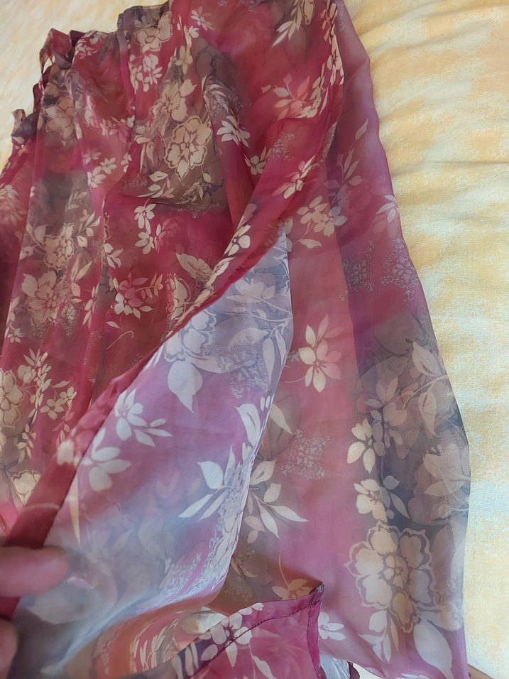 Bordo Bohem Salaş Desenli Kadın Pantolon - Görsel 2