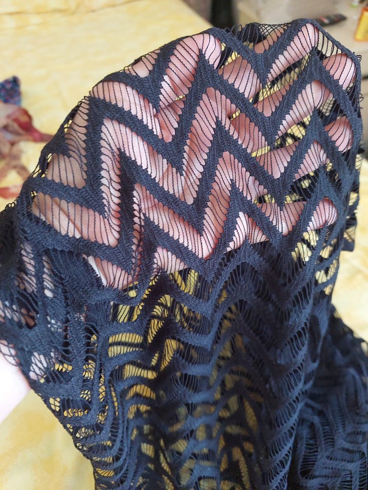 Siyah Dantel Kadın pareo - Görsel 3