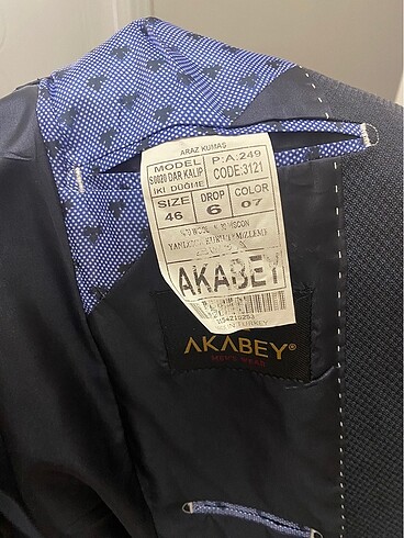 46 Beden Takım elbise