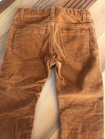 4 Yaş Beden kahverengi Renk H&M kadife pantolon
