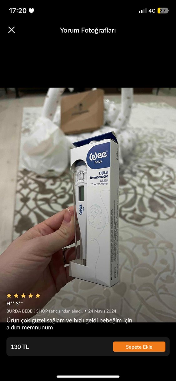WEE Baby Dijital Termometre - Görsel 2