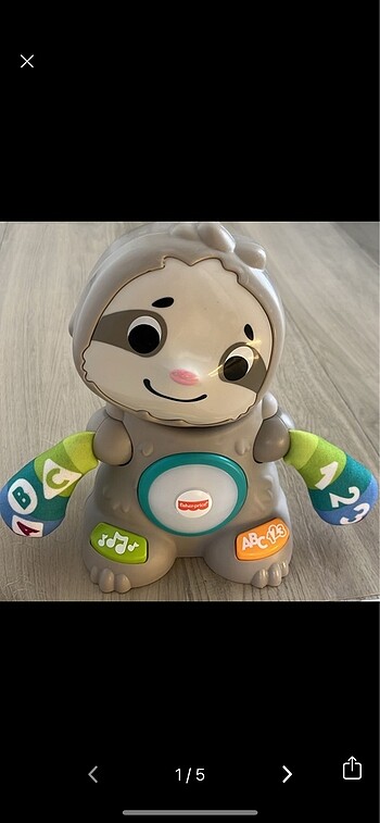 Fisher price tembel hayvan oyuncak
